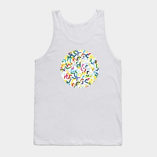 Cheerful abstract colors Tank Top